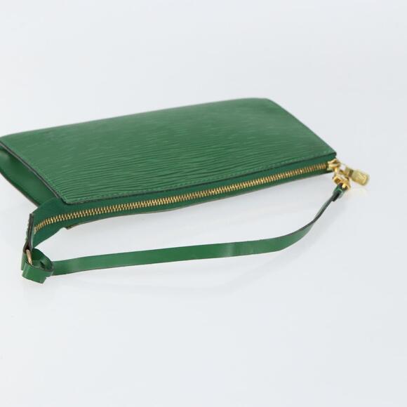 LOUIS VUITTON Epi Pochette Accessoires Accessory Pouch Green M52984 Auth th6474 - Picture 7 of 16